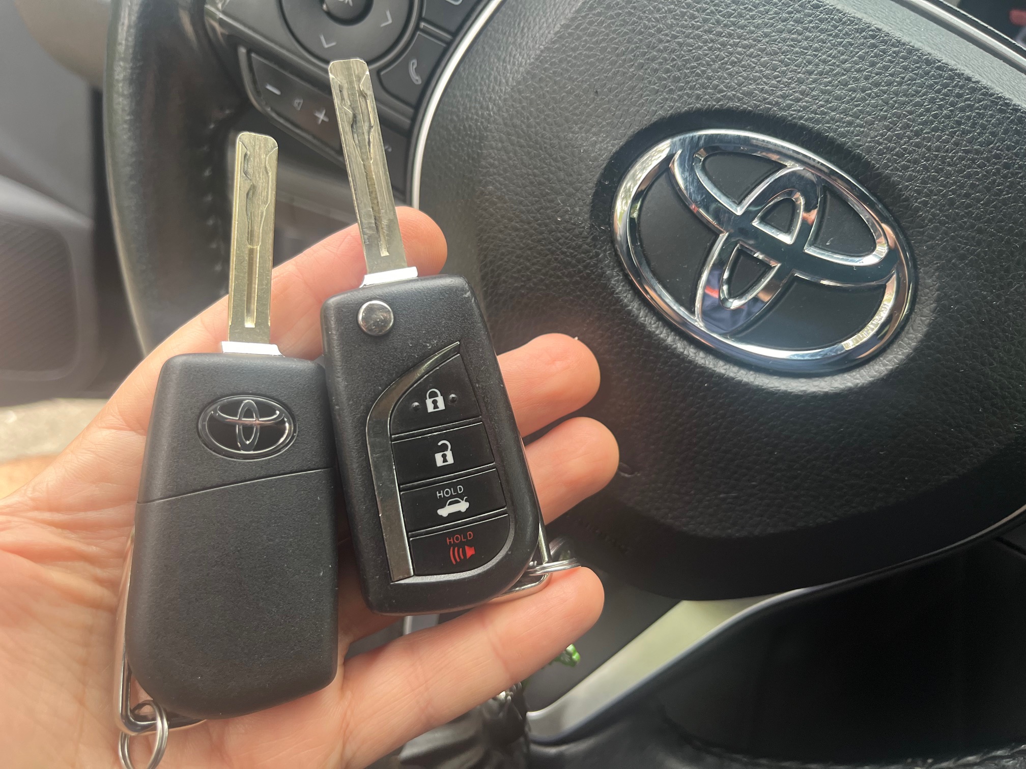 Toyota Corolla remote keys